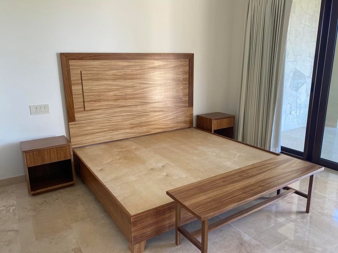 Recámara de madera a medida